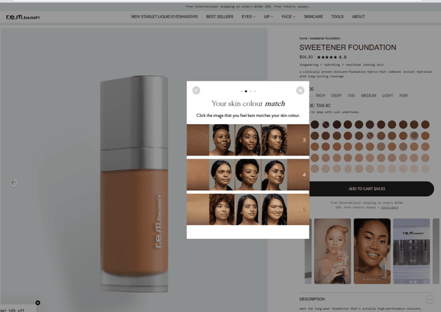 What Does Ariana Grande Have in Common with Match My Makeup?